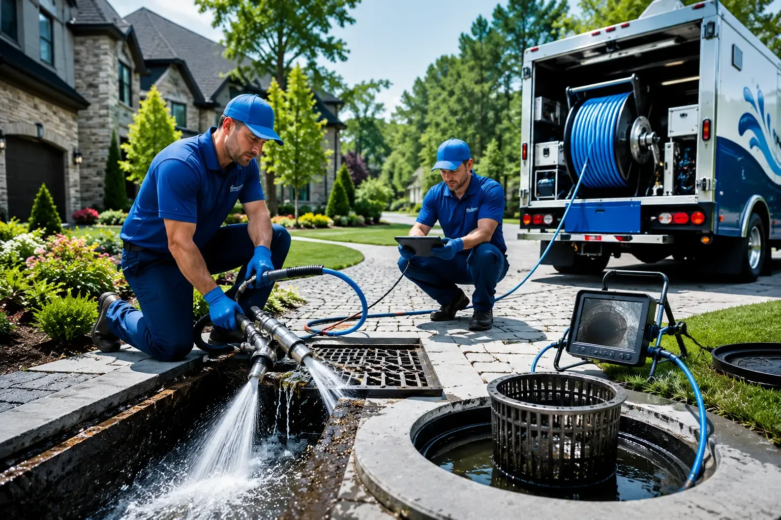 Local outdoor drain cleaning professionals in Chilo, OH